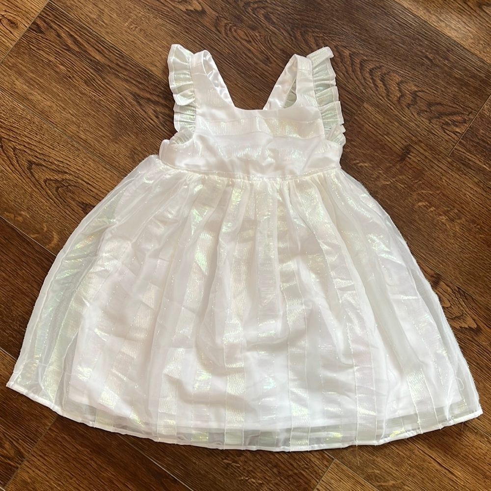 5T girls white Dress NWOT